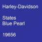 Preview: Harley-Davidson, States Blue Pearl, 19656.